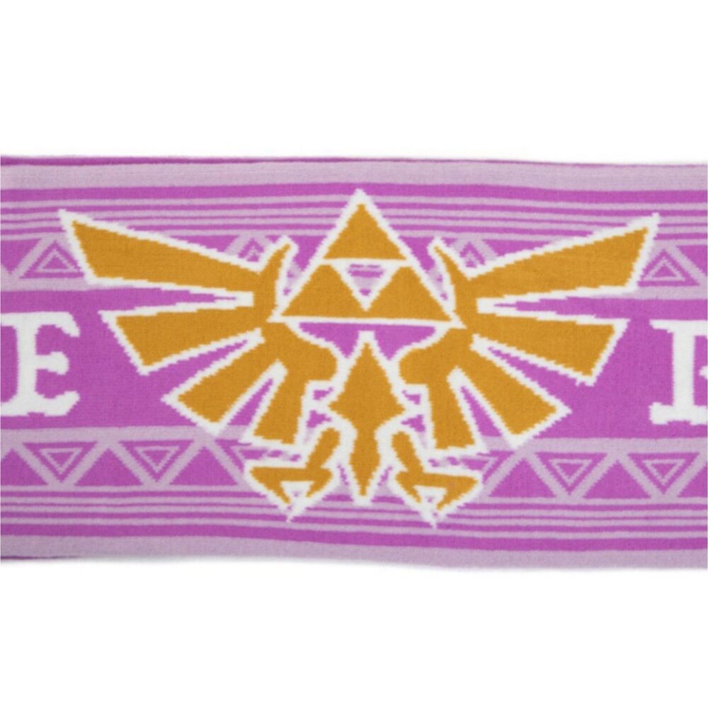 Nintendo Legend of Zelda Scarf & Beanie, Gamer Hyrule Twilight Princess Set - Picture 8 of 8